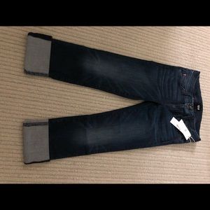 Hudson Ginny Crop Cuffed Jeans